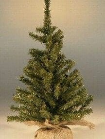 Artificial Christmas Bonsai Tree For Sale - Undecorated-15 Tall