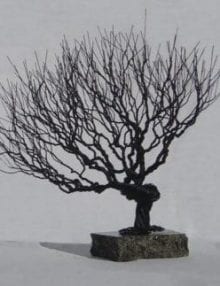 Wire Bonsai Tree Sculpture For Sale - Natural Style