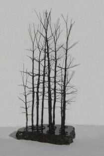 Wire Bonsai Tree Sculpture For Sale - Forest Scene